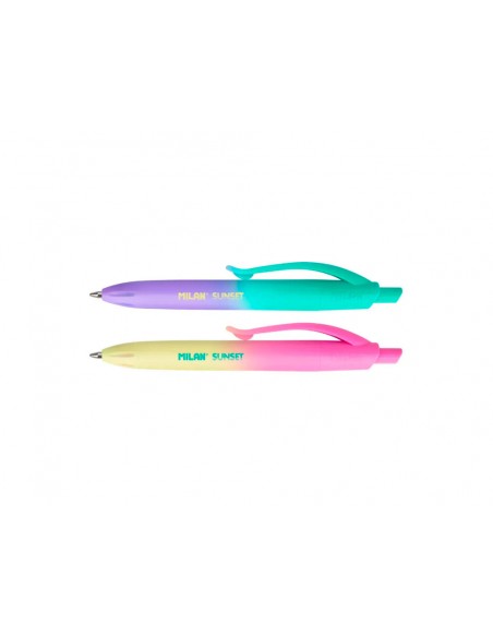 Boligrafo milan p1 touch mini retractil sunset
