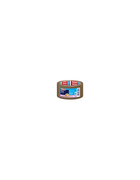 Cinta adhesiva tesa marron polipropileno 66 m x 50 mm para embalaje