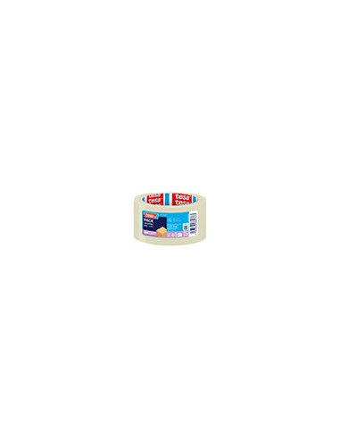Cinta adhesiva tesa transparente polipropileno 66 m x 50 mm para embalaje