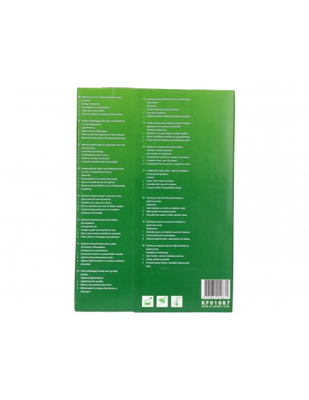 Papel fotocopiadora q-connect economy din a4 80 gramos paquete de 500 hojas