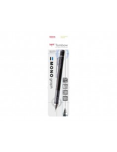 Portaminas tombow con clip mono graph profesional 0,5 mm color negro