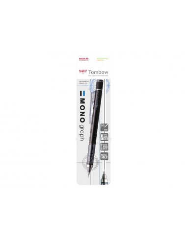 Portaminas tombow con clip mono graph profesional 0,5 mm color negro