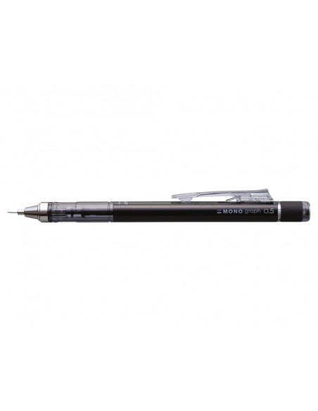 Portaminas tombow con clip mono graph profesional 0,5 mm color negro Portaminas tombow con clip mono graph profesional 0,5 mm color negro